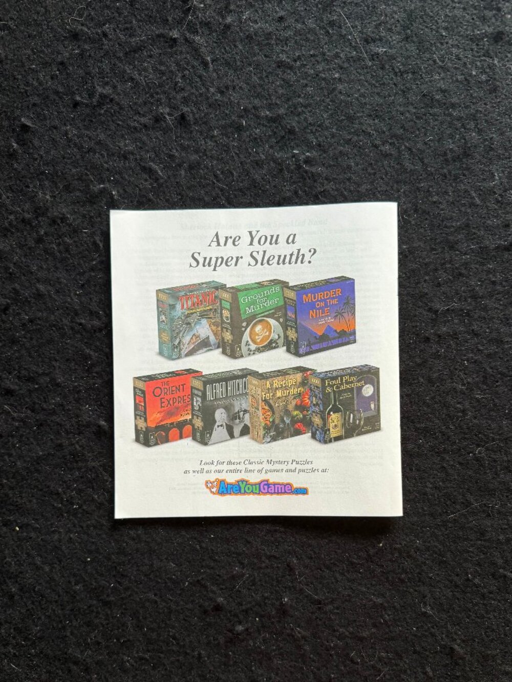 NIB *Sealed* ‘Sherlock Holmes And The Speckled Band’ Mystery Puzzle - Picture 6 of 9